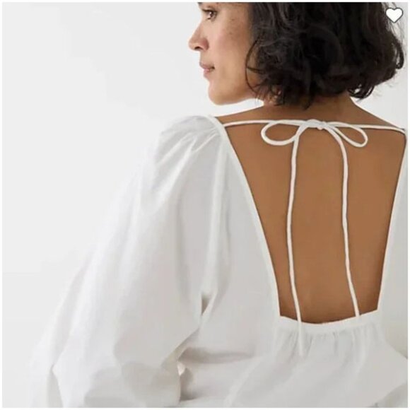 NWY J. Crew Tie Back Top - Picture 2 of 2